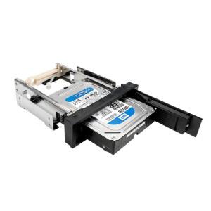 5 25 인치 3 5 드라이브 HDD 장착 브래킷 모바일 프레임 어댑터 내부 SATA 베이 하드