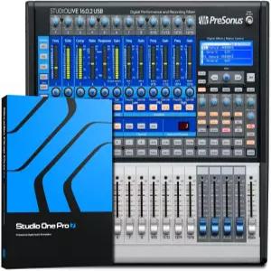 스튜디오 원 프로 소프트웨어가 탑재된 PreSonus StudioLive 클래식 16.0.2 USB 디지털 콘솔 믹서