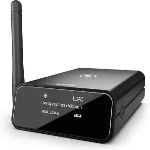 오디오 파일 DAC LDAC aptX HD OLED 디스플레이 및 가정용 스테레오 AV 수신기 또는 증폭기용 광동축 AUX