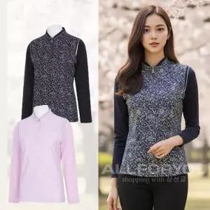 올포유 여성 애드벌룬 프린트 집업 티셔츠 AWTHN1261C2