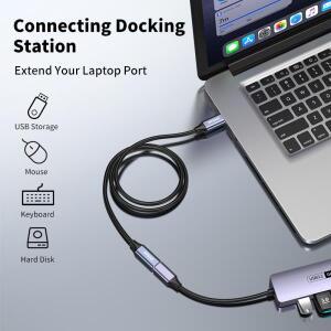 USB C 연장 케이블 연결 해제 20Gbps 3.2 Gen 2 PD 100W MacBook 호환 용 Thunderbolt 3 충전 호환 Samsung