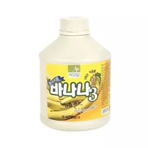 차그림 농축과일원액 바나나 원액 850ml x4