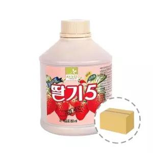 차그림 농축과일원액 딸기 원액 850ml 1BOX (12개입)