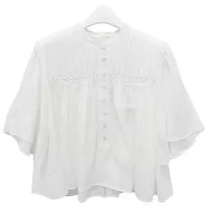 이자벨마랑 MUST IT_[논현 더팩토리] 26SS 에뚜왈 데스티니 스모크 블라우스 HT0456FA B3J04E 20WH)