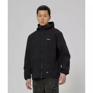 디키즈 DICKIES 그리드 체크 라이트 윈드브레이커 Black DIKU251LRJK004BK 404562