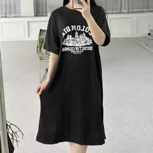 [라일리여성의류] Rly 민소매 여자 봄 여름 대학생 편한원피스 빅사이즈