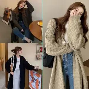 [라일리여성의류] Rly 오버핏 숄 여자가디건 루즈가디건 롱 가디건 카디