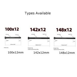 1개 자전거 쓰루 액슬 레버 100/142/148x12mm 부스트 BMC 큐브 S-Works 알루미늄 합금 프론트 포크 버킷