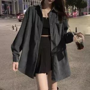 [라일리여성의류] Rly 사무실 셔츠코디 루즈핏 여성셔츠코디 정장 레이스