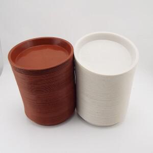 50pcs 플라스틱 정원 꽃 냄비 트레이 라운드 식물 접시 물 기본 스탠드 원예 실내 홈 용품 야외 D1