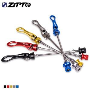 ZTTO MTB 자전거 퀵 릴리스 QR 꼬치 허브 액슬 휠 잠금 레버 부품 알루미늄 합금 전면 9x100 후면 10x135m