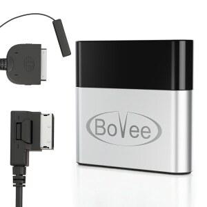 BOVEE 1000 아우디 메르세데스 폭스바겐 자동차 호환 커넥터 인터페이스 키트와 안드로이드와 음악 호환되는 아이팟 어댑터 무선 30핀