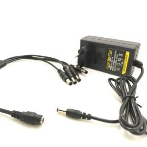 JIENUO 전원 어댑터 DC 12V 2A EU 플러그 공급 CCTV 카메라 DVR IP 캠 AHD 아날로그 LED 라이트 스트립에