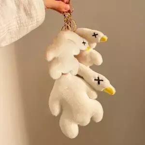 오리 인형 거위 애착인형 가방 열쇠고리 백참 백꾸 가방고리 장식 꾸미기