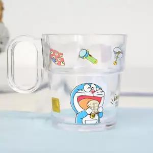 도라에몽 도트 손잡이컵 220ml