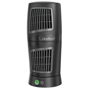 LASKO 12인치 트위스트탑 3단 휴대용 타워 테이블 침실 사무실 검은색 4911용 광범위 진동