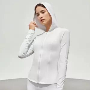 [라일리여성의류] Rly 여성 슬림핏 쿨링 후드집업 자외선차단 긴팔 운동
