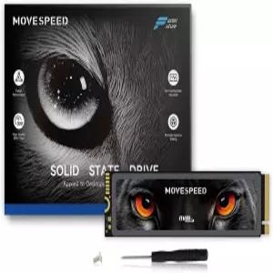 PS5용 무브 스피드 HB7450 2TB SSD 히트싱크 TLC NAND PCIe 4.0 NVMe M.2 내장 솔리드 스테이트 드라이브 -