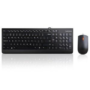 LENOVO 300 USB 콤보 사이즈 유선 마우스 왼손 광학 공학적 오른손 블랙 GX30M39606 키보드 인체 또는