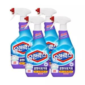 벽지곰팡이제거 유한락스 곰팡이제거제 600ml 4개