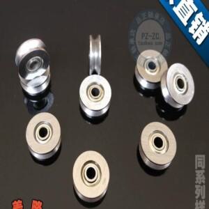 10pcs 마이크로 베어링 V623 V624ZZ U623ZZ U-그루브 오버 라인 풀리