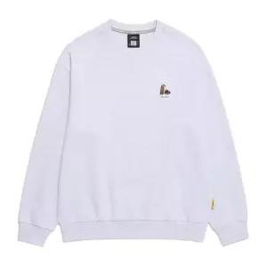 내셔널지오그래픽 N251USW940 동물 와펜 세미 오버핏 맨투맨 MIVORY 914947