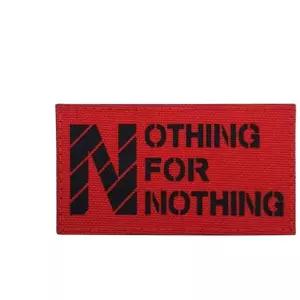 찍찍이 밀리터리 패치 와펜 NOTHING FOR NOTHING