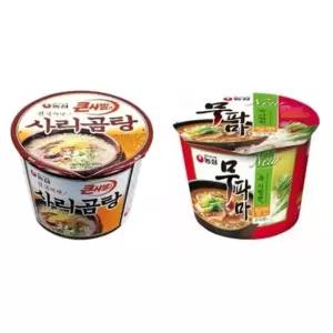 농심 사리곰탕 큰사발x6컵+무파마 큰x6