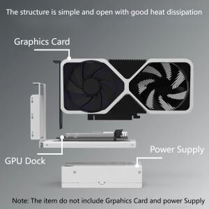OCuLink eGPU 도크 PCIe 5.0 X4 GDP 노트북 외장 그래픽 카드 도킹 스테이션 어댑터 M2 SFF8611에서 X16 A