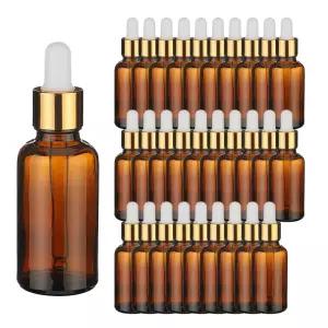 드롭병 향수용기 골드 뚜껑 스포이드 브라운 공병 30ml 30개