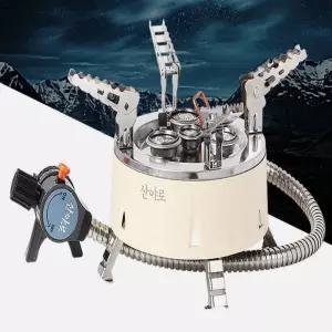 캠핑가스버너 휴대용 미니그리들 강염스토브 해바라기버너 캠핑스토브