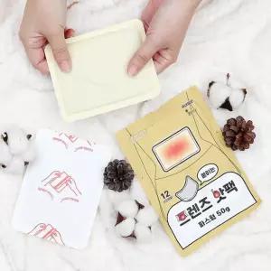 붙이는핫팩 미니 파스형 50g 360개 접착식핫팩