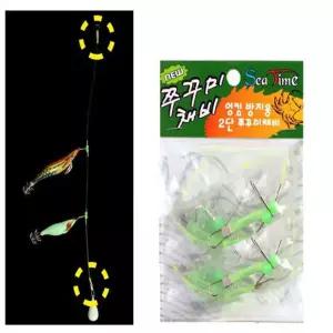 쭈꾸미 낚시 채비 도래 에기 오징어 문어 핀대 바다
