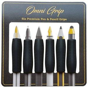 CHROME CHERRY OMNI GRIP 펜과 펜슬 그립이 있는 6팩 컴포트