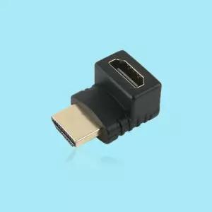 HDMI 젠더 연장 M - F 꺾임형 상향 90도