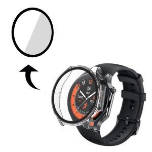 One플러스 Watch 2 용 유리  케이스 스마트 시계  X 액세서리 올라운드 하드 pc 범퍼 보호 커버