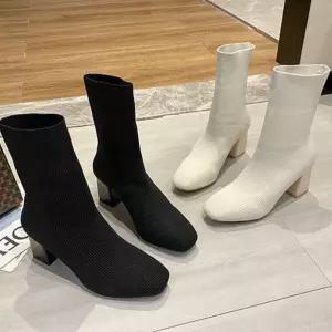 겨울부츠 여성 슬림핏 첼시 삭스 구두 데일리 슈즈 신발