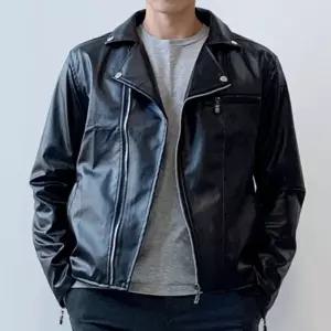스타일 캐주얼 패션 남자 라이더자켓 가죽 데일리