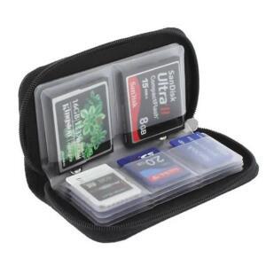 ry Card Bag Micro Holder Case Storage Wallet Box for CF/SD/Micro SD/SDHC/MS/DS Game Camera 22 Slots