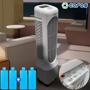 캐로스 가정용 리모컨 냉풍기 이동식 에어쿨러 14리터 BLDC 냉방기 저소음 얼음 선풍기