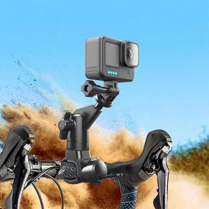 바이크 오토바이 자전거 거치대 360 회전 핸들바 거치대 브래킷 Insta X2 X3 X4 Go 프로 12 11 10 DJI용