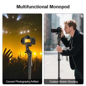 CN KX3030 경량 모노포드 알루미늄 DSLR 카메라 삼각대 마운트 어댑터 지원 캐논 호환 니콘 호환 소니 호환