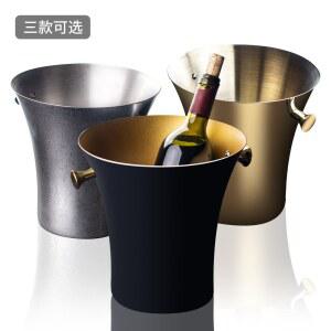 와인 칠러 버킷 샴페인 얼음 바스켓 얼음통 PVC 실버 쿨러