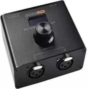 DOREMiDi MIDI를 DMX 컨트롤러(MTD-1024)로 변환