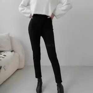 여자 하이웨스트 스판 스키니팬츠 핀턱 집업 바지_5