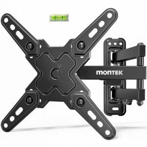 MONTEK 대부분의 13 43인치 LED LCD VESA 최대 TV 암이 브래킷 회전 관절형 평면 틸트 20KG 200X200MM 모니터용 연장 스크린 모션 있는 마운트 회전 44파운드