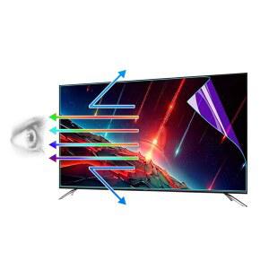 TYRHMY 43인치 TV용 눈부심 방지 액정보호필름 필터 스크린 매트 눈의 프로텍터 필름 OLED 라이트 LCD HDTV용 블루 4K 피로 LED QLED