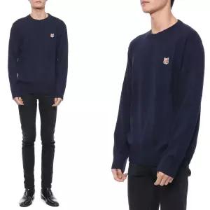[롯데백화점]메종 키츠네 22FW 남성 폭스헤드 울 니트 FM00528KT1036_P480_22F