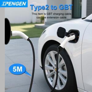 호환IPENGEN Type2 - GBT EV 충전 케이블 16A 3.5KW 11KW 32A 7KW 22KW 전기차 타입 2 코드 충전소용