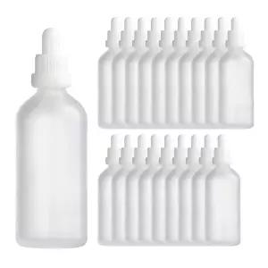 오일병 화이트 잠금캡 스포이드 불투명 공병 향수 50ml 20개